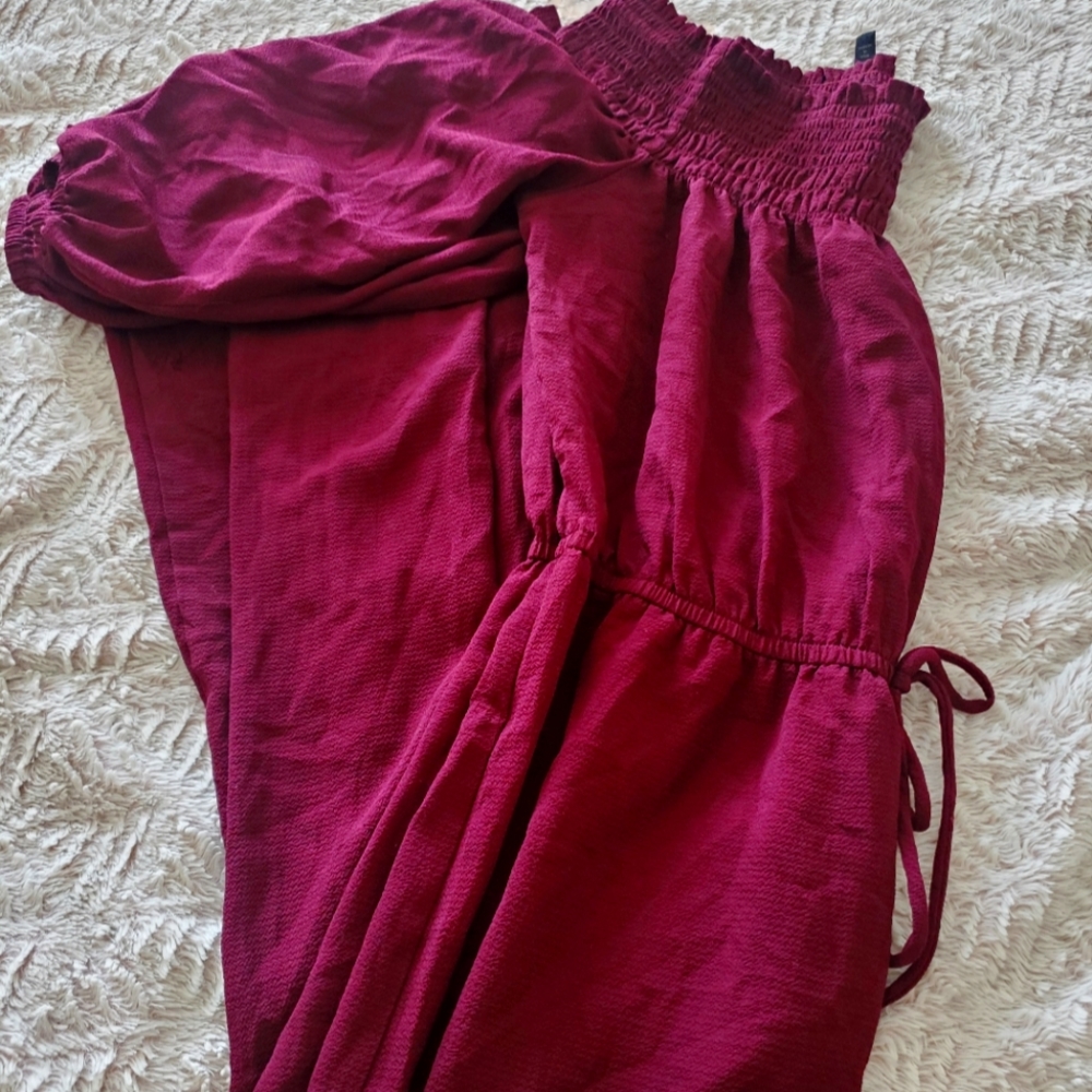 Maroon romper